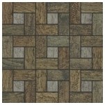 Mosaic 2m34/m01 Walnut/Чёрный орех 30x30 - фото 58845