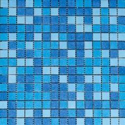 LV-MG512 мозаика микс голубой (2х2) 32,7х32,7 - фото 59264