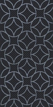 Декор Аллегро Геометрия черный 20x40 - фото 59406