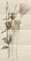 Dream Rosa Панно (из 4-х пл.) 120x60 - фото 63368