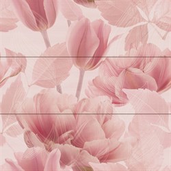 Tulipan 3 berna lavanda Панно (из 3х плиток) 75x75 - фото 64372