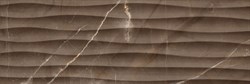 Миланезе дизайн Плитка настенная марроне волна 1064-0164 - фото 75919