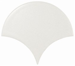 Плитка Scale Fan White matt 10,6х12 - фото 78432