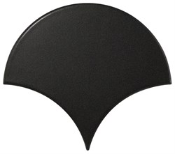 Плитка Scale Fan Black 10,6х12 - фото 78444
