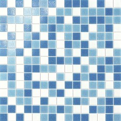 Мозаика Glass Turchese Mix Rete 32,7х32,7 - фото 78913