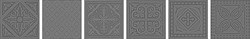 Декор Enigma Серебряный Матовый 7,5х7,5 - фото 79945