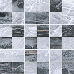 Мозаика Bergamo Холодный Микс 7ЛПР (5*5) 30х30 - фото 80000