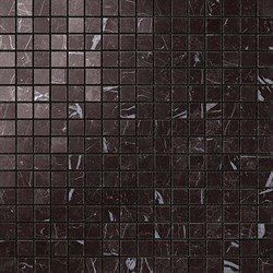 Мозаика MARVEL NERO MARQUINA MOSAICO LAPP., 30x30 - фото 80413