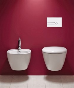 Кнопка смыва Jacob Delafon E4326-00 белая - фото 83432