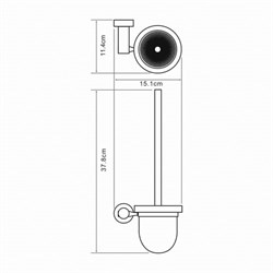 Щетка для унитаза Wasserkraft Donau K-9427 - фото 84793