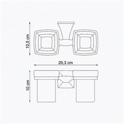 Подстаканник двойной Wasserkraft Wern K-2528D - фото 85253
