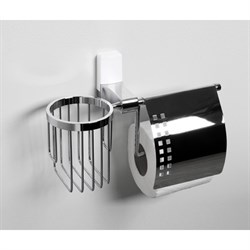 Держатель туалетной бумаги и освежителя Wasserkraft Leine K-5059WHITE - фото 85634