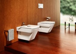 Биде подвесное Roca Hall 357625000 с крышкой - фото 86011