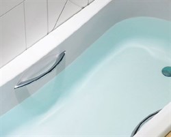 Чугунная ванна Roca Malibu R 160x75 см с ручками - фото 86492
