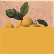 Плитка Gloria Beige inserto Cytryna (лимон) 10x10