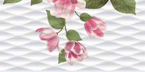 Фокстрот Цветы Розовый 3 25х50