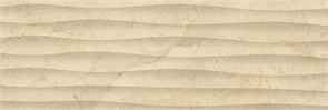 Миланезе дизайн Плитка настенная крема волна 1064-0160