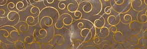 Миланезе дизайн Декор Флорал марроне 1664-0146