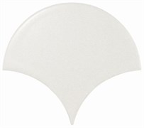 Плитка Scale Fan White matt 10,6х12