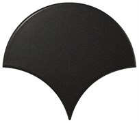 Плитка Scale Fan Black 10,6х12