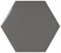 Керамогранит Scale Hexagon Dark Grey 12,4х10,7