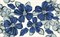 Плитка Vivian Blue kwiat 25x40 - фото 74055
