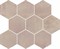 Вставка Arlequini мозаика, светло-бежевый, 28x33,7 O-ARL-WII301 - фото 79584