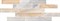 Мозаика Vulcano Резаный бордюр Натуральный Серый 7РЕК 28х78,5 - фото 79957